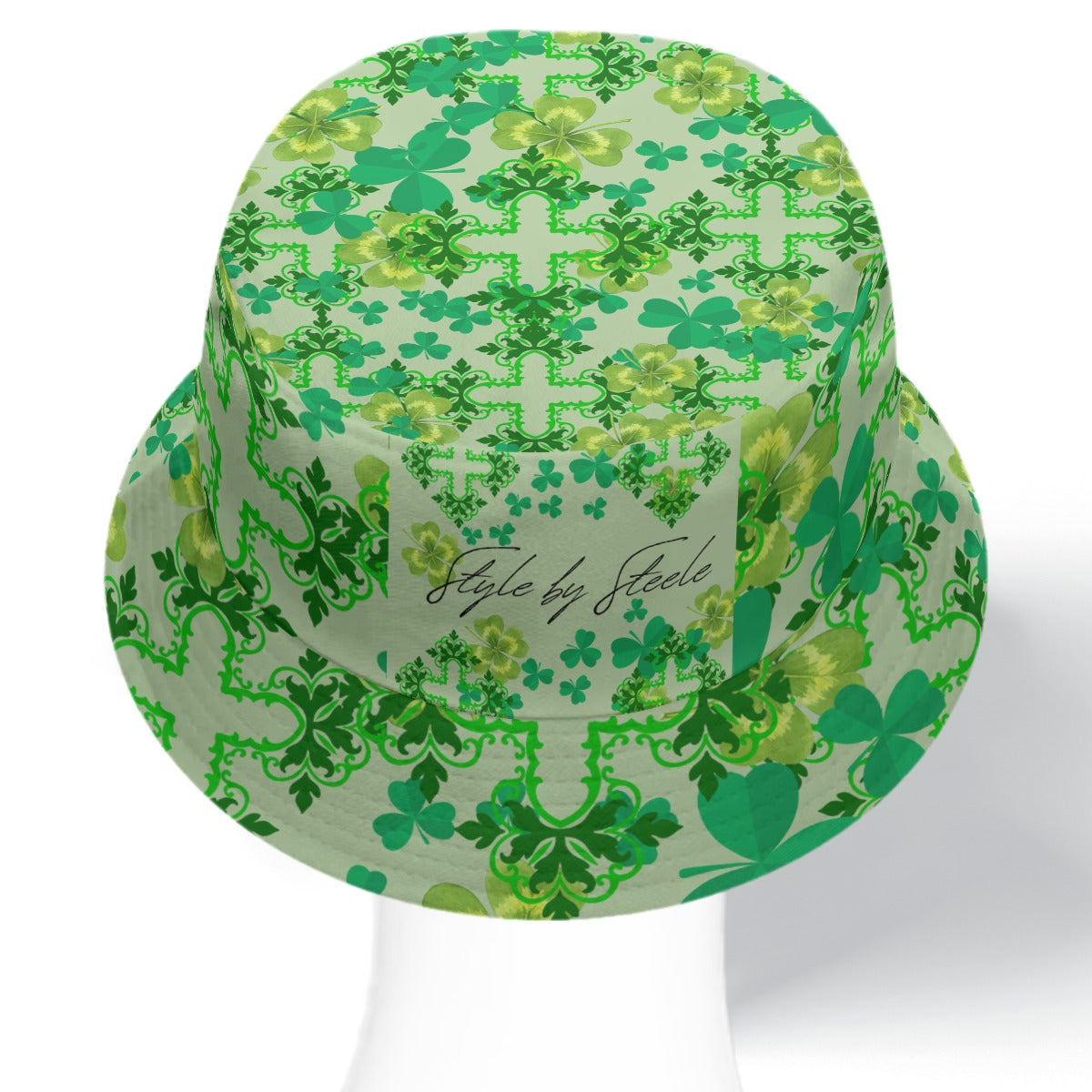 Clover and Celtic Crosses Bucket Hat - Exclusive to Back Alley 2