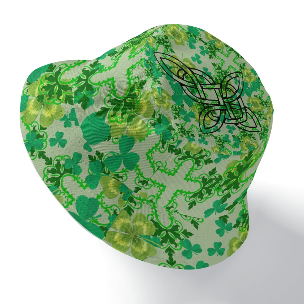 Clover and Celtic Crosses Bucket Hat - Exclusive to Back Alley 2