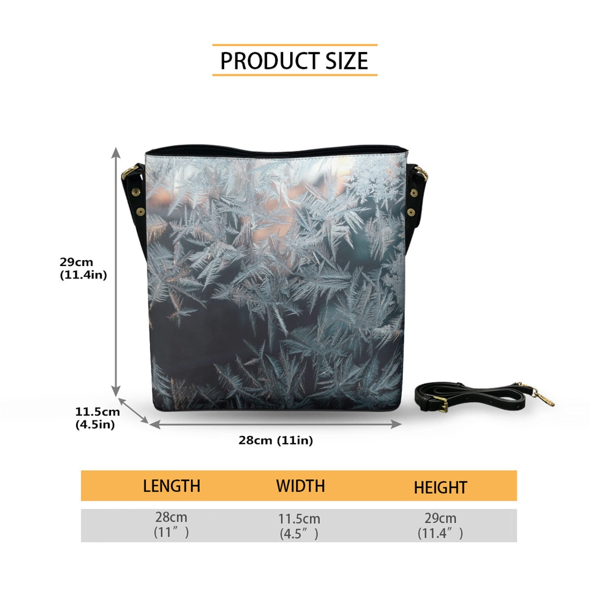 Ice Crystals Bucket Bag — Exclusive to Back Alley