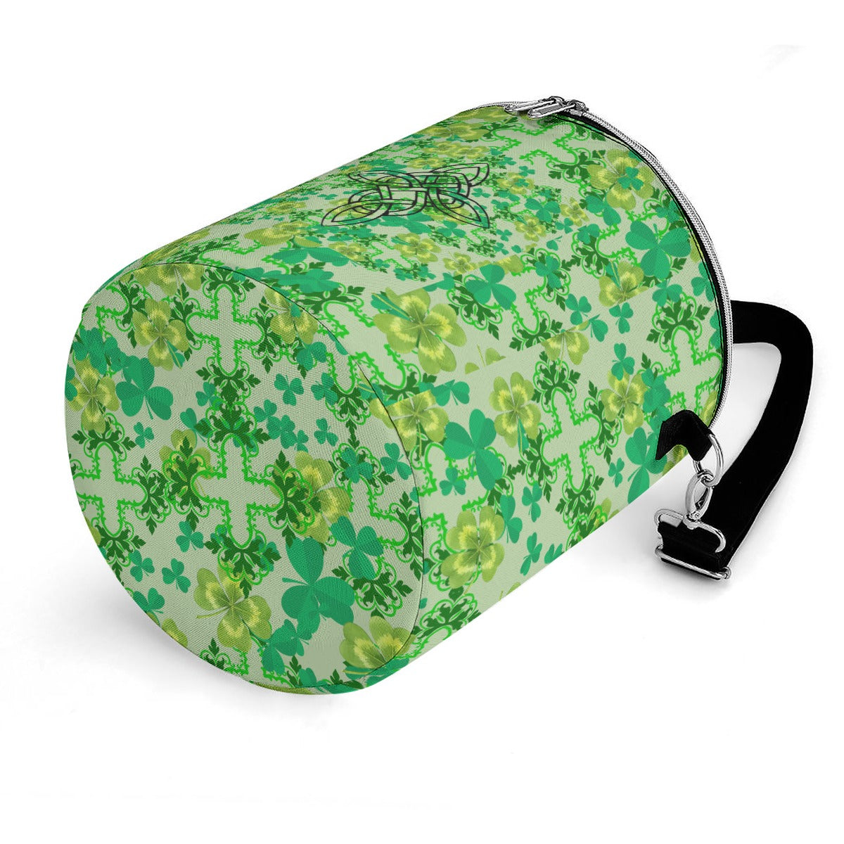 Clover and Celtic Crosses Insulated Cylinder Cooler Bag - Exclusive to Back Alley