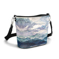 "Eternity' Original Watercolor by TSteele.Art - Leather Bucket Tote
