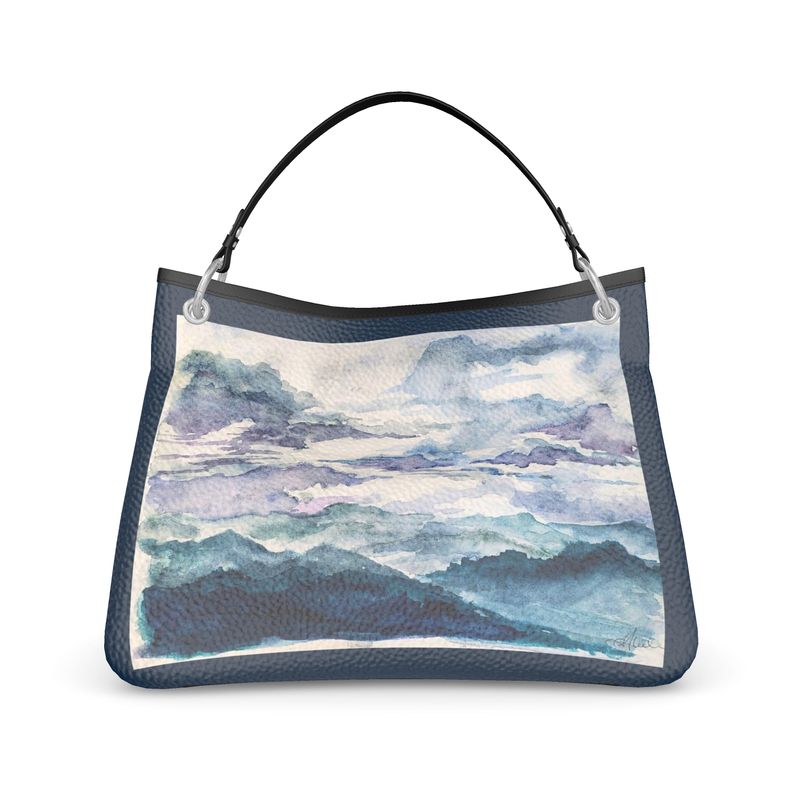 "Eternity" Slouch Bag - Original Watercolor Artwork by TSteele.Art