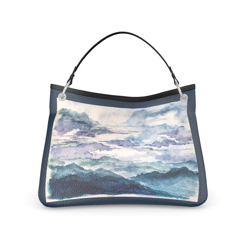 "Eternity" Slouch Bag - Original Watercolor Artwork by TSteele.Art