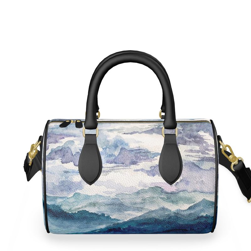 "Eternity" Barrel Handbag - From Original Watercolor Artwork by TSteele.Art
