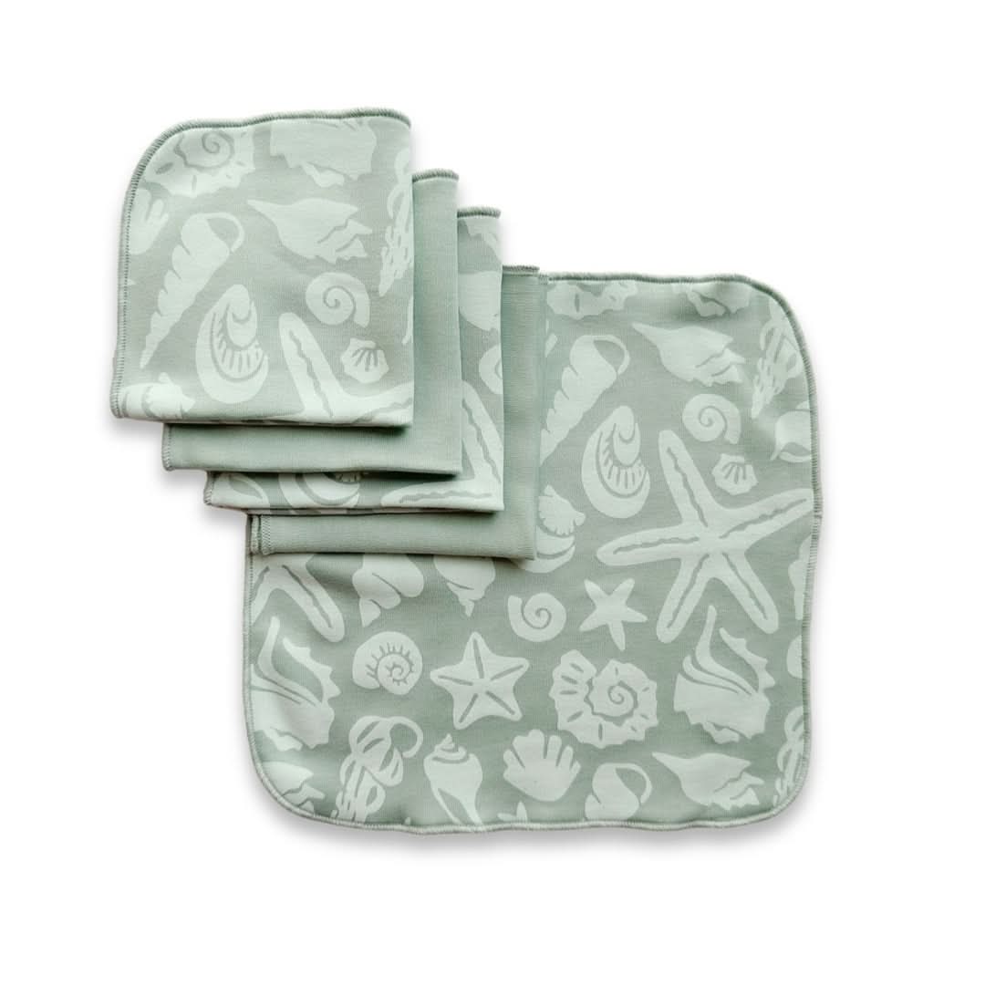 Bamboo Baby Washcloths (Pack Of 5) | Sunkissed