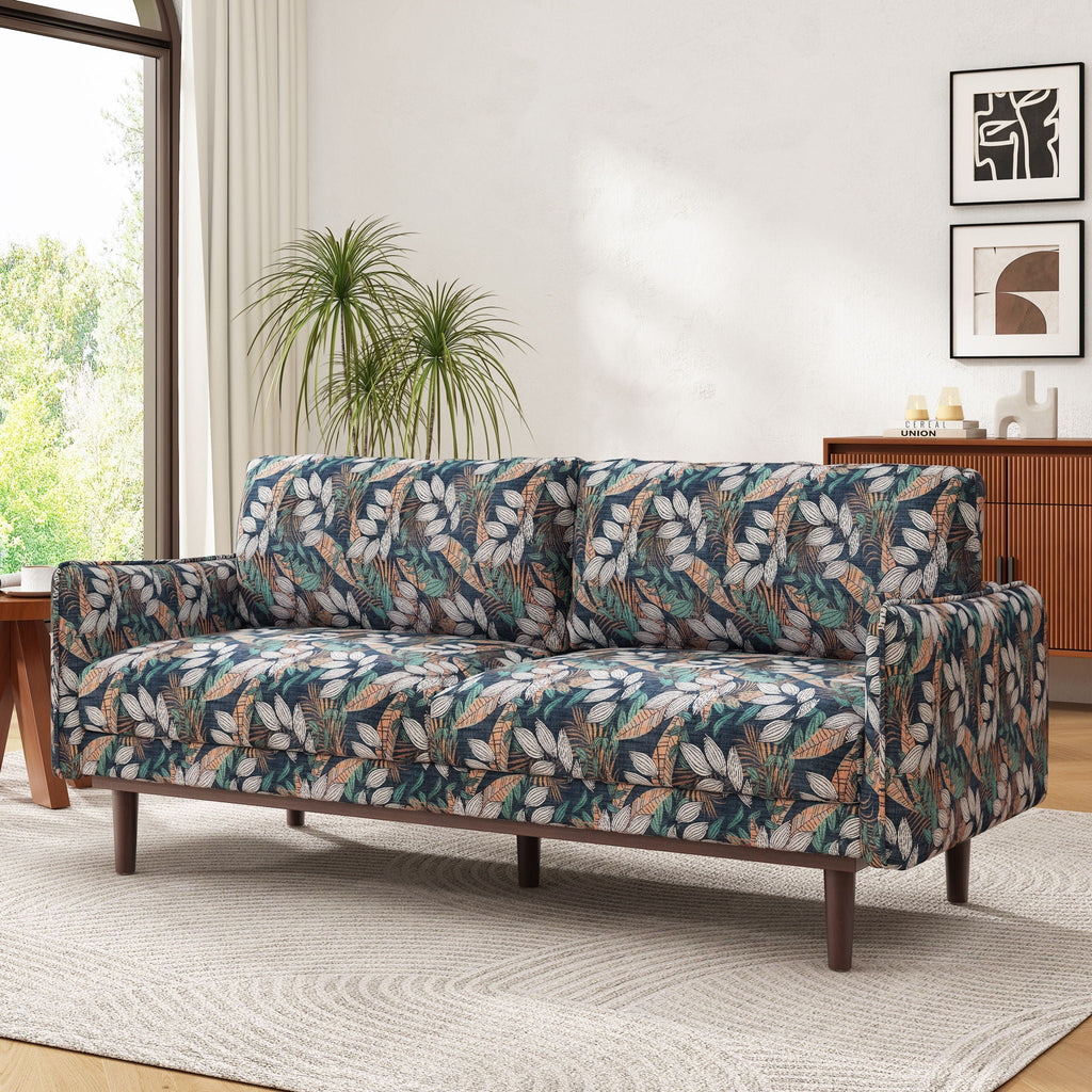 2 Seater Loveseat Sofa With Spacious Seating Area