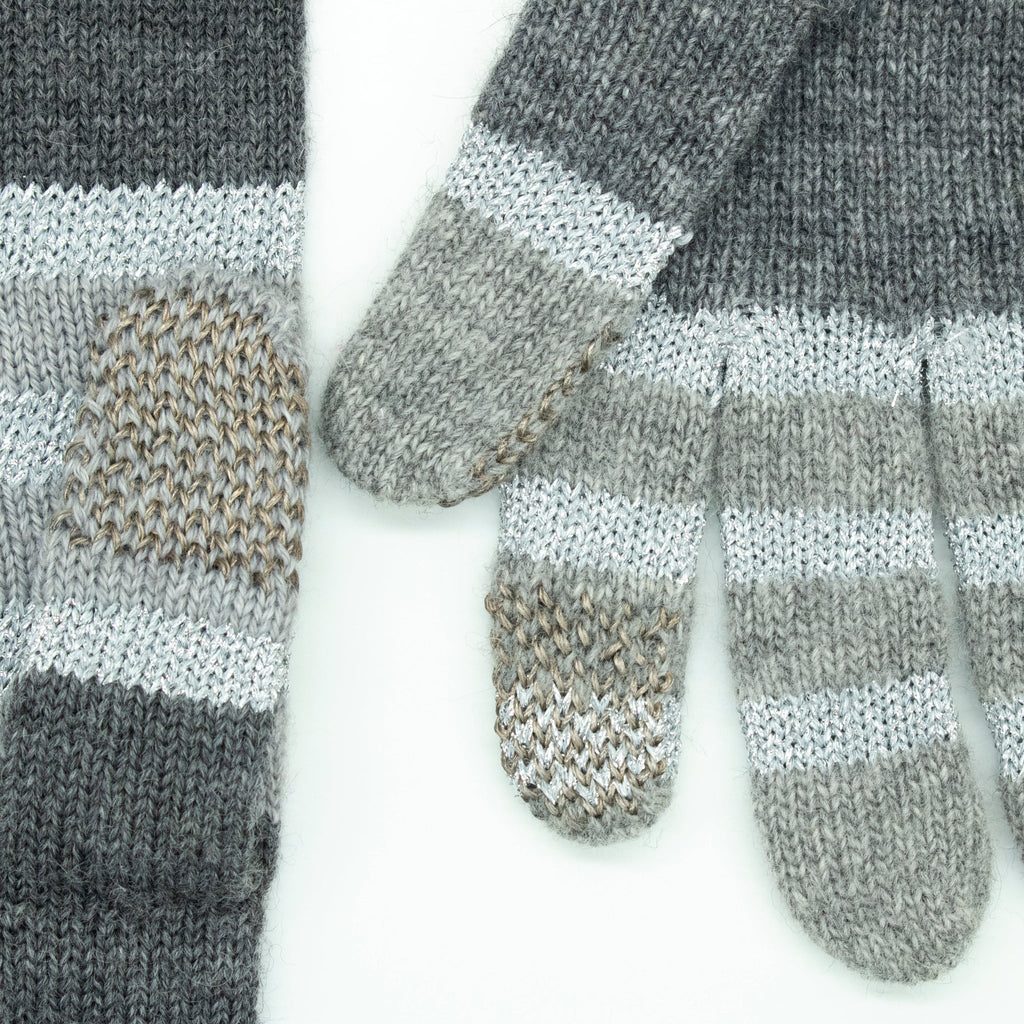 LUREX STRIPED GLOVE