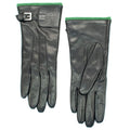 BELTED GLOVE WITH CONTRAST CUFF