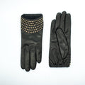 STUDDED LEATHER GLOVES
