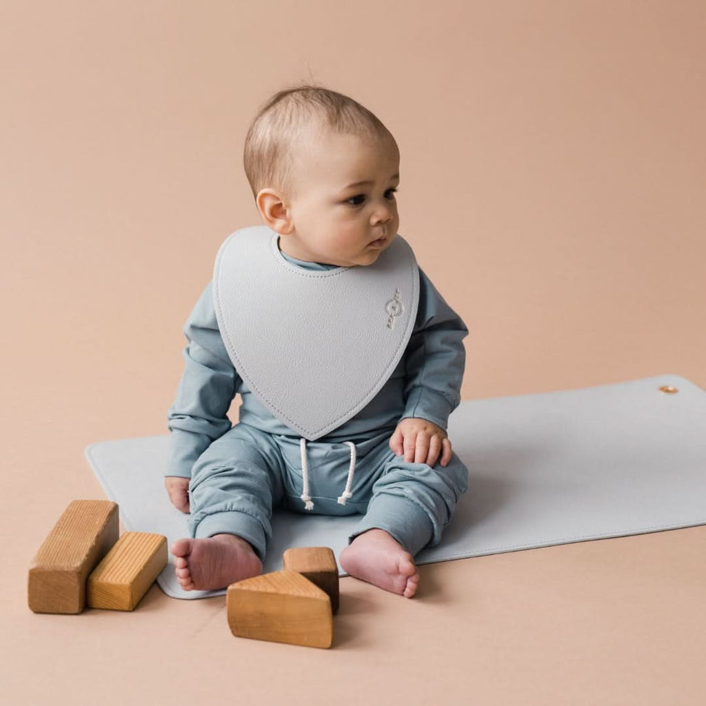 Vegan Leather Baby Changing Mat | Ivory