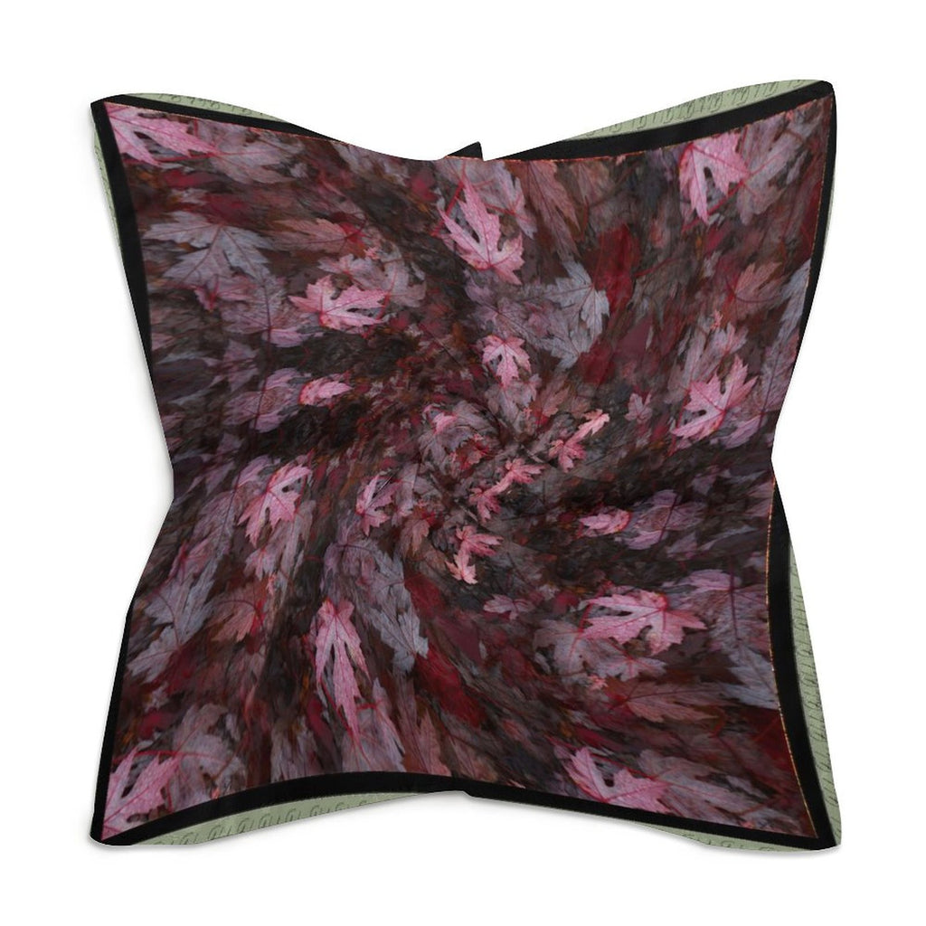 The Falling Leaves Scarf - Plum, Burgundy & Amethyst