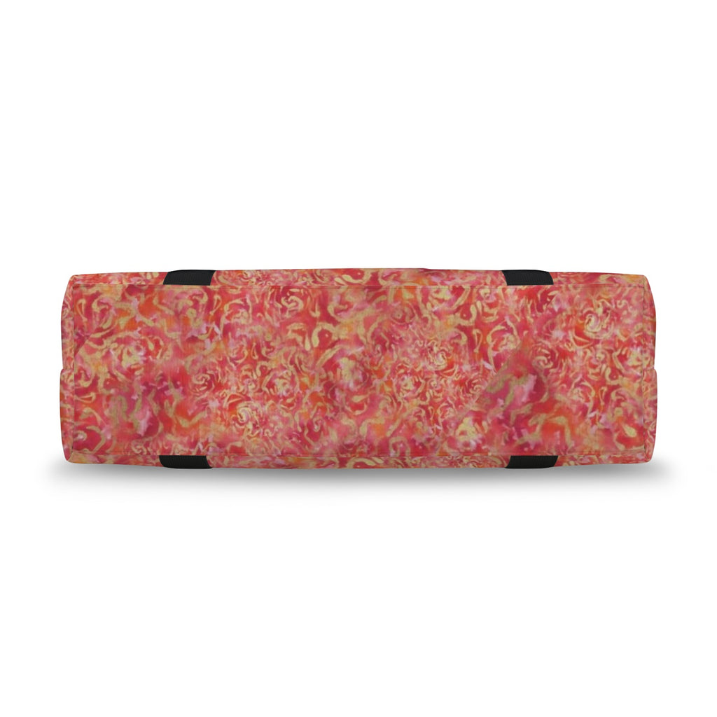Red Roses Large Trolley Travel Bag — Back Alley Exclusive