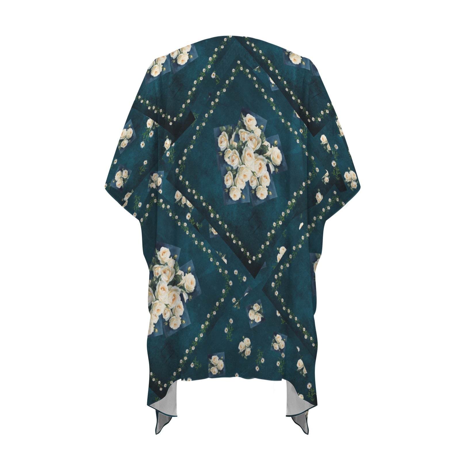 Cream Roses Daisy Chain Kimono — Back Alley Exclusive