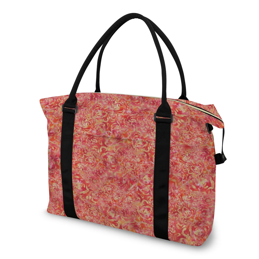 Red Roses Large Trolley Travel Bag — Back Alley Exclusive