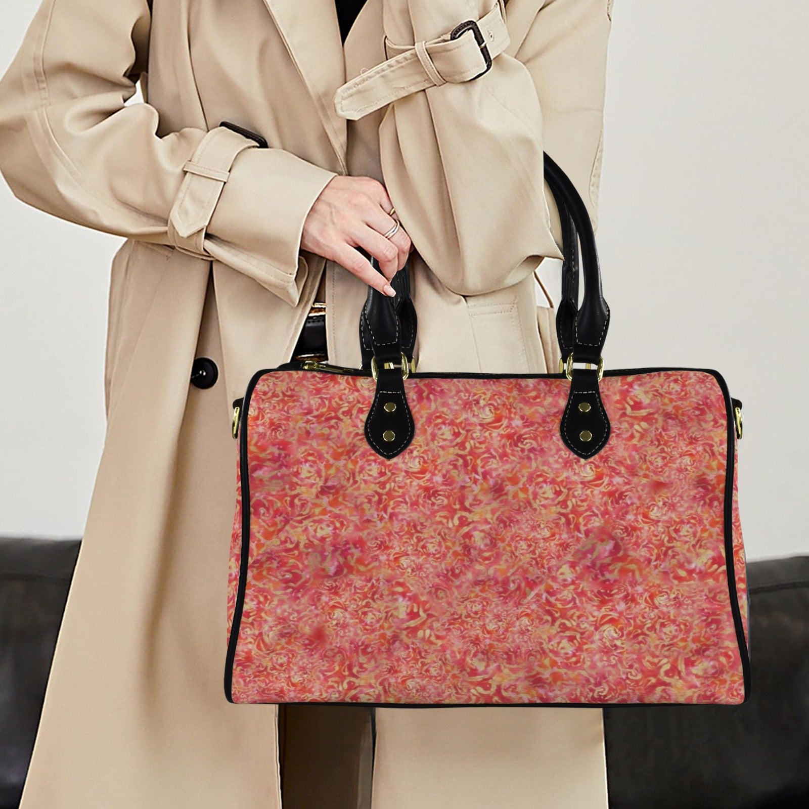 Red Roses Large Carry-All Travel Bag — Back Alley Exclusive