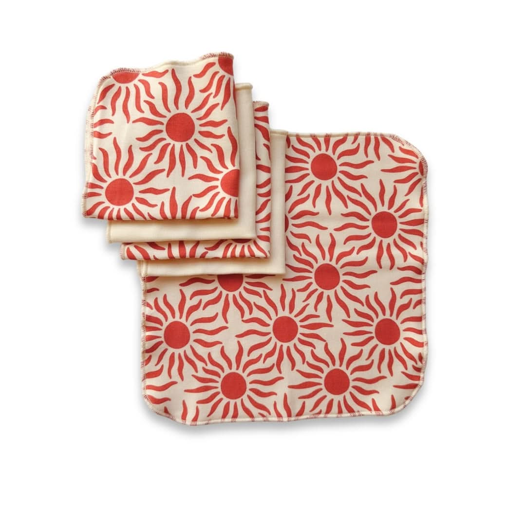 Bamboo Baby Washcloths (Pack Of 5) | Sunkissed