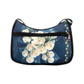 Floribunda and Indigo Shoulder Bag — Back Alley Exclusive