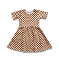 Baby/Kids' Bamboo Daphne Dress | Blush Checkers