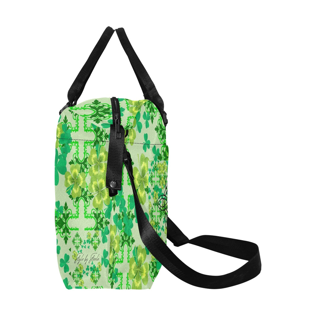 Clover & Celtic Crosses Small Trolley Duffle Bag