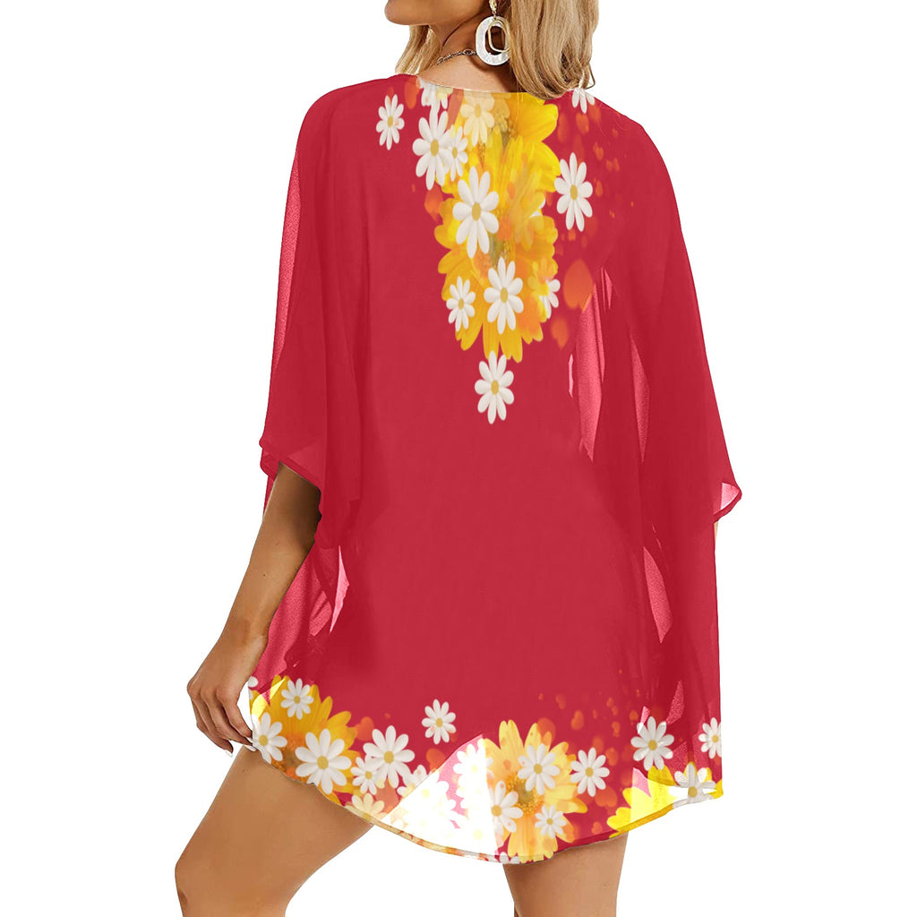Hearts and Daisies Ruana - Design Exclusive to Back Alley