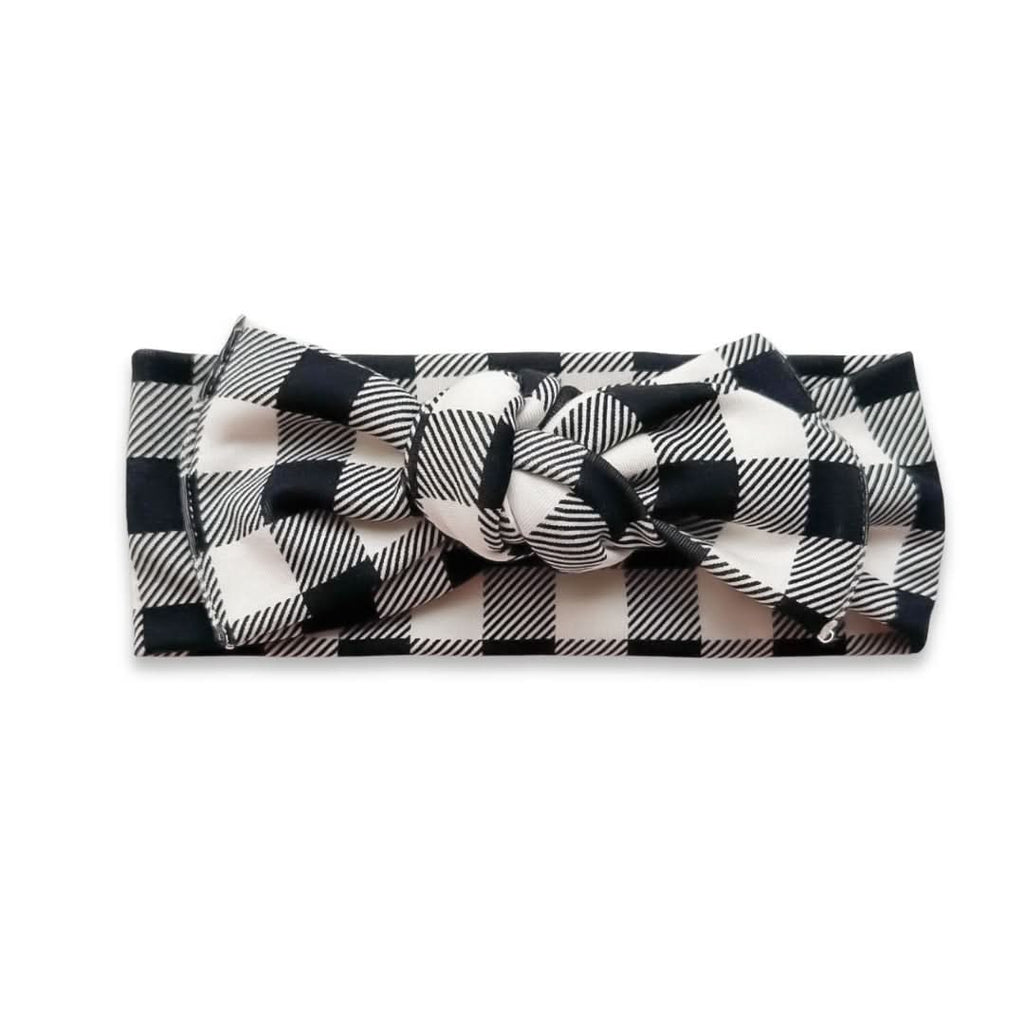 Baby/Kids' Bamboo Headwrap | Bison Plaid