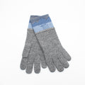 SLOUCHY GLOVES IN GEOMETRIC DESIGN
