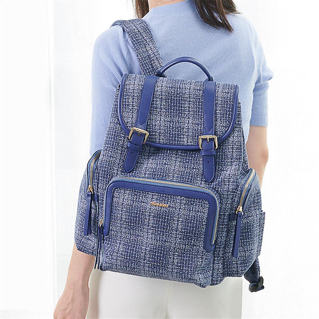 Tweed Diaper Backpack