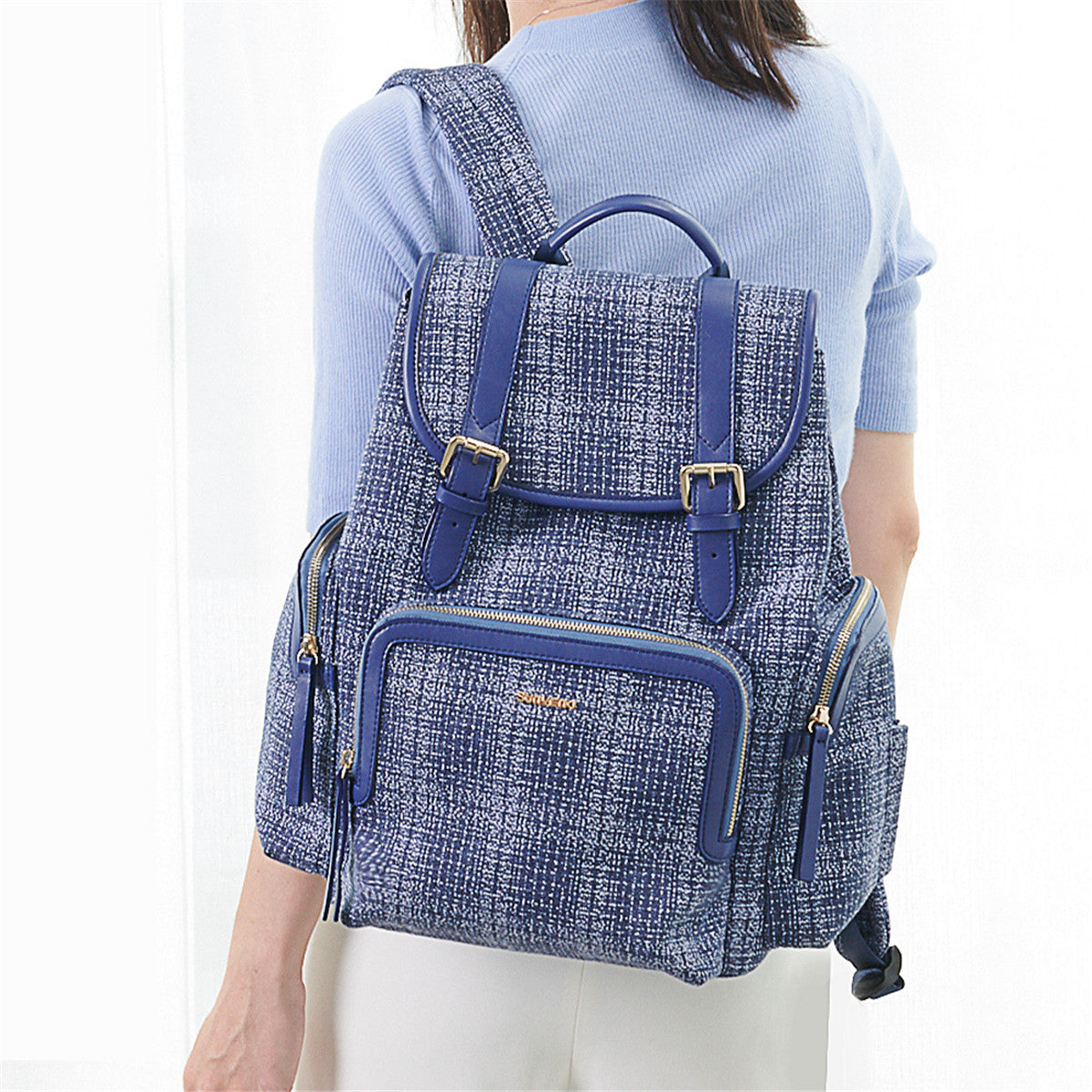 Tweed Diaper Backpack