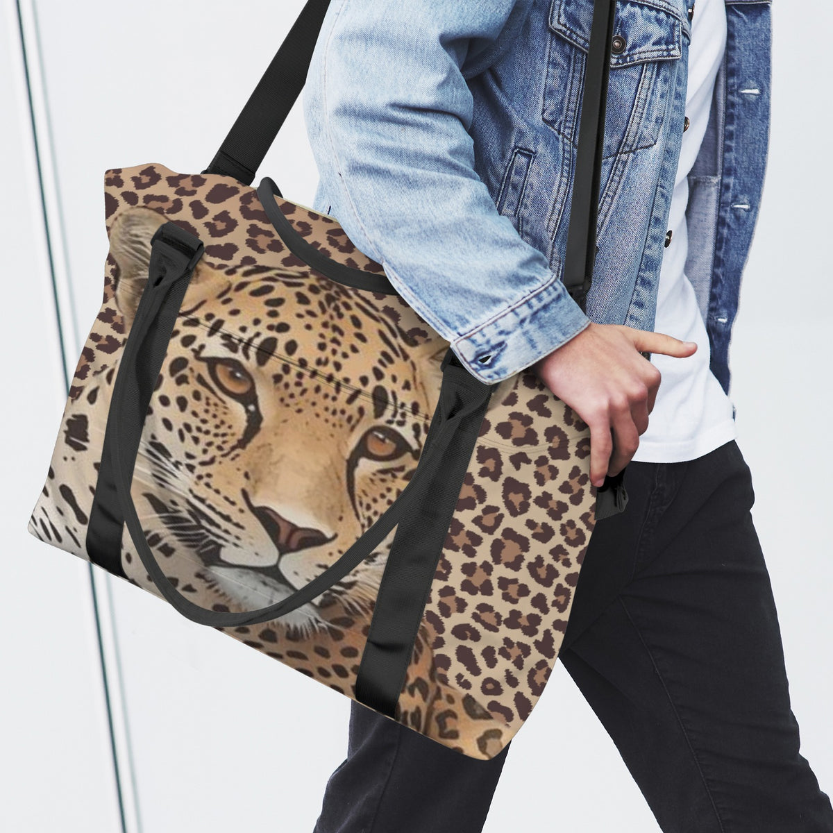 Leopard Lore Large Trolley Travel Bag — Back Alley Exclusive
