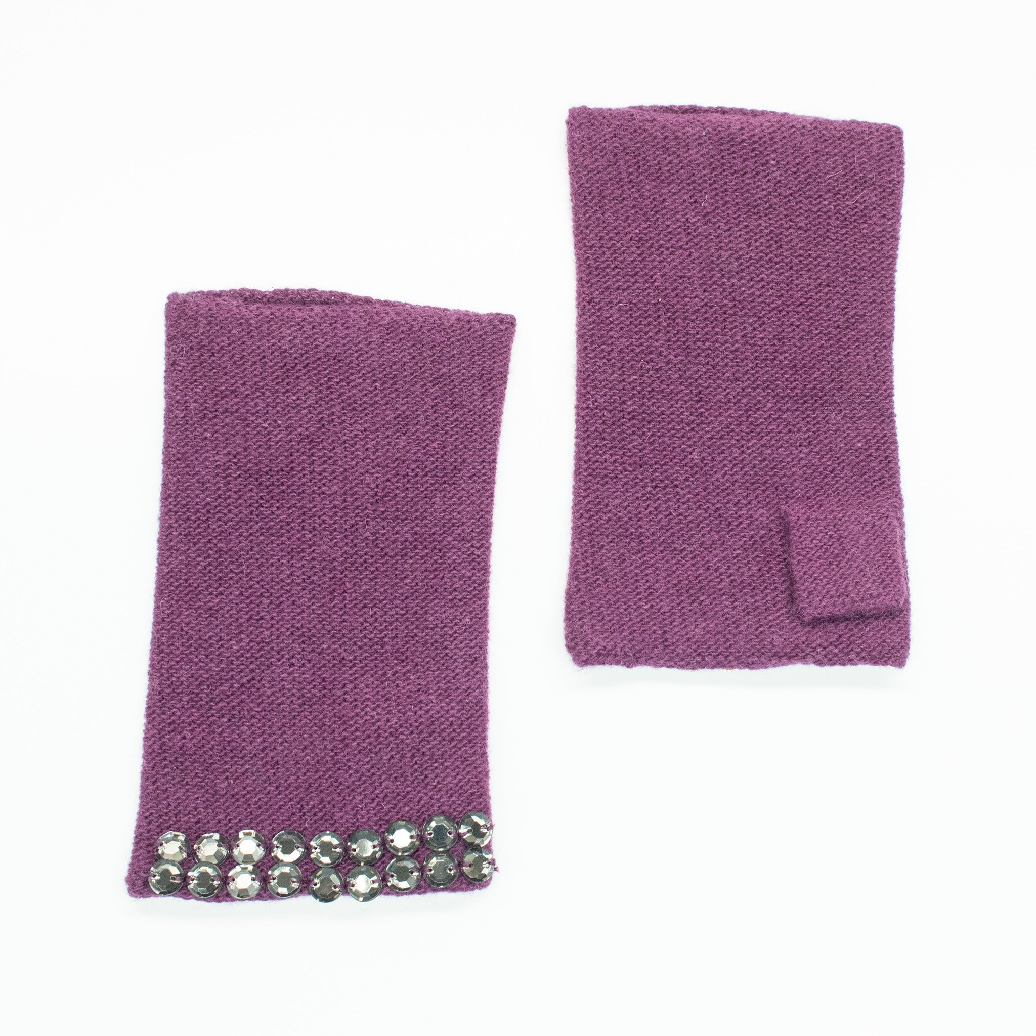 CASHMERE FINGERLESS WITH STONES