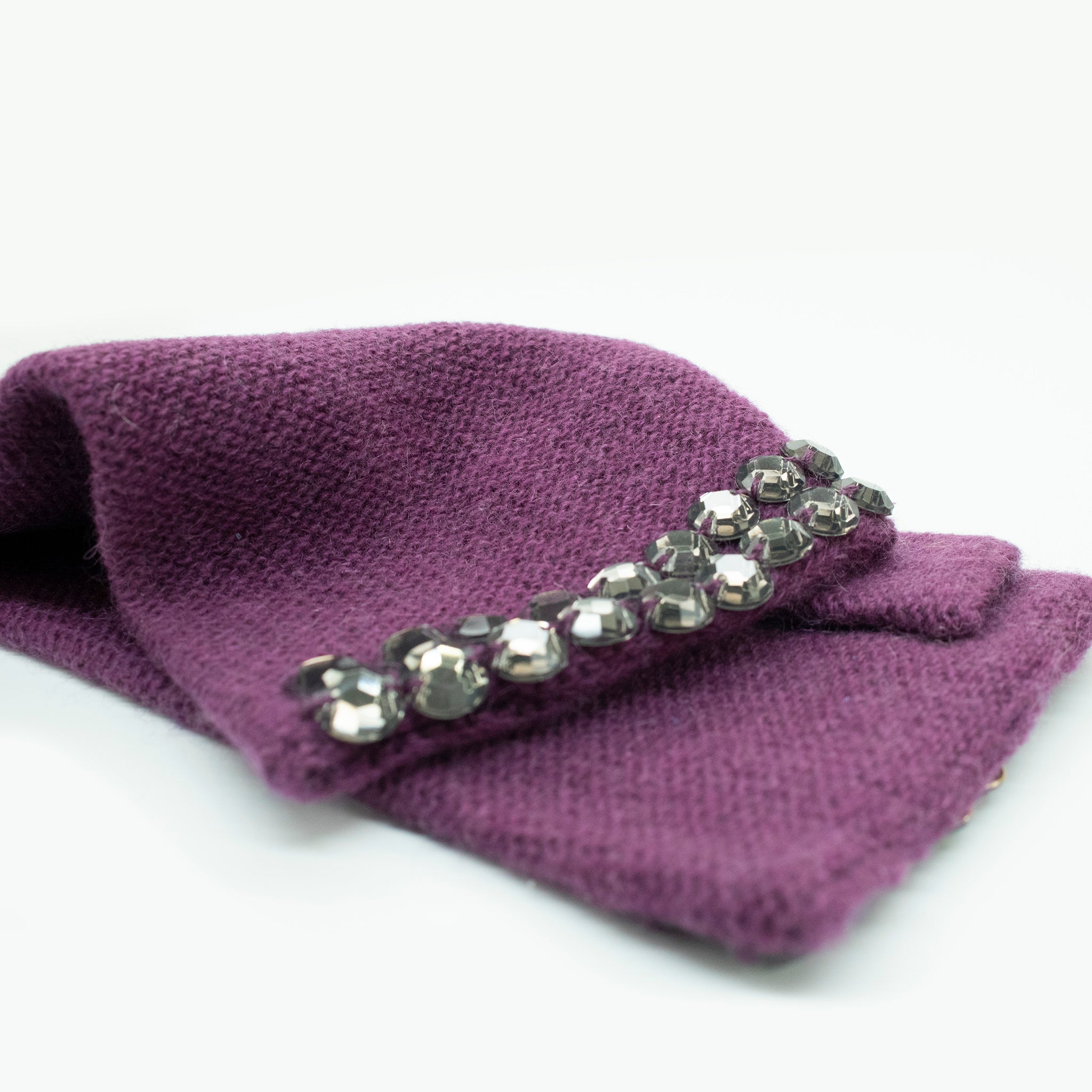 CASHMERE FINGERLESS WITH STONES