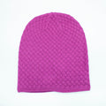 SLOUCHY HAT IN BASKET WEAVE STITCH