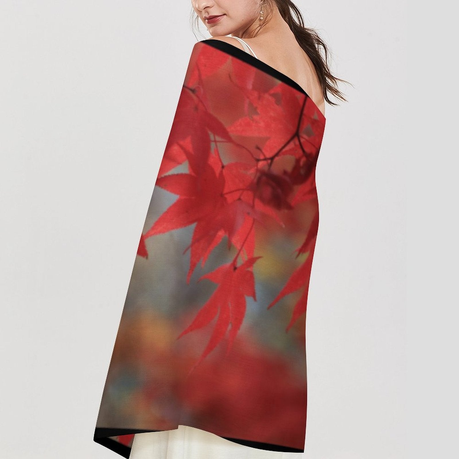 "Kyoto" Tassel Scarf - Cashmere-Feel 79"×28"