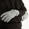 MEN'S RIBBED CASHMERE GLOVES