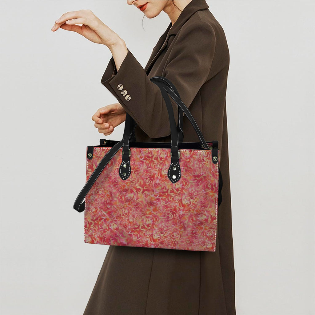 Red Roses Large Handbag Tote — Back Alley Exclusive
