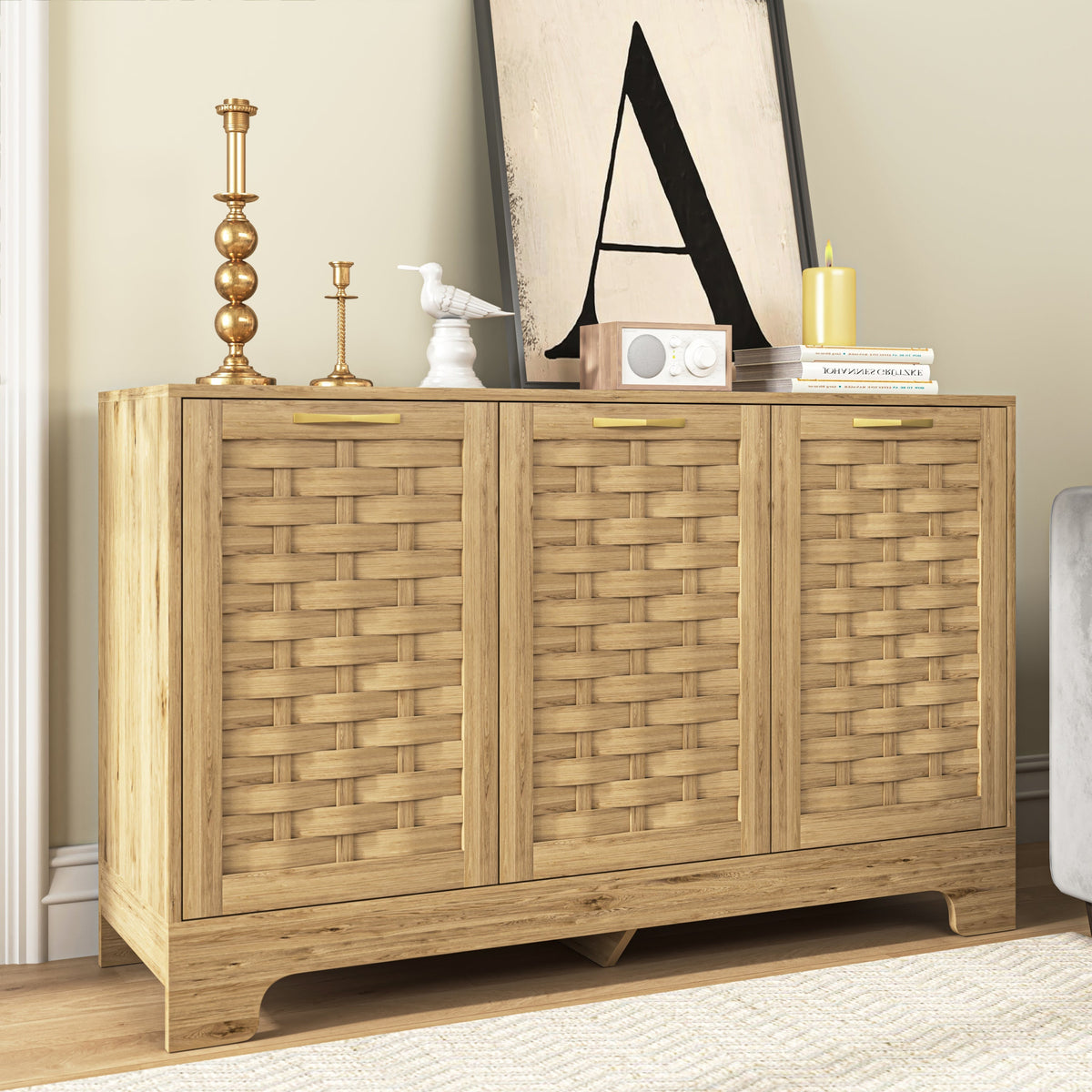 Storage Cabinet with 3 Doors