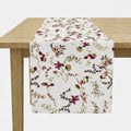 Charlo's Table Runner Marais Beige Bordo  18" x 59"