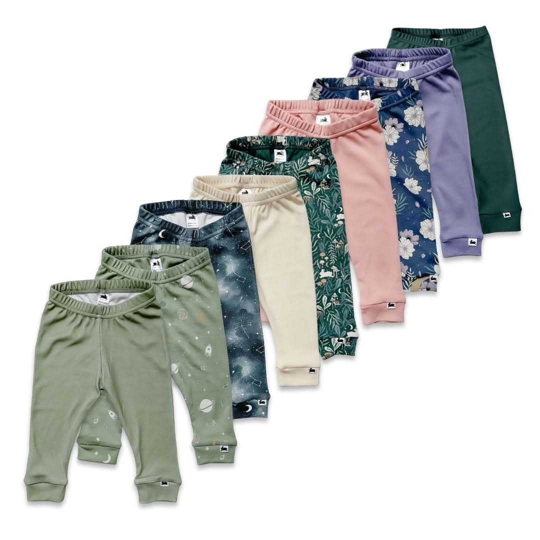 Baby Bamboo Leggings | Outer Space