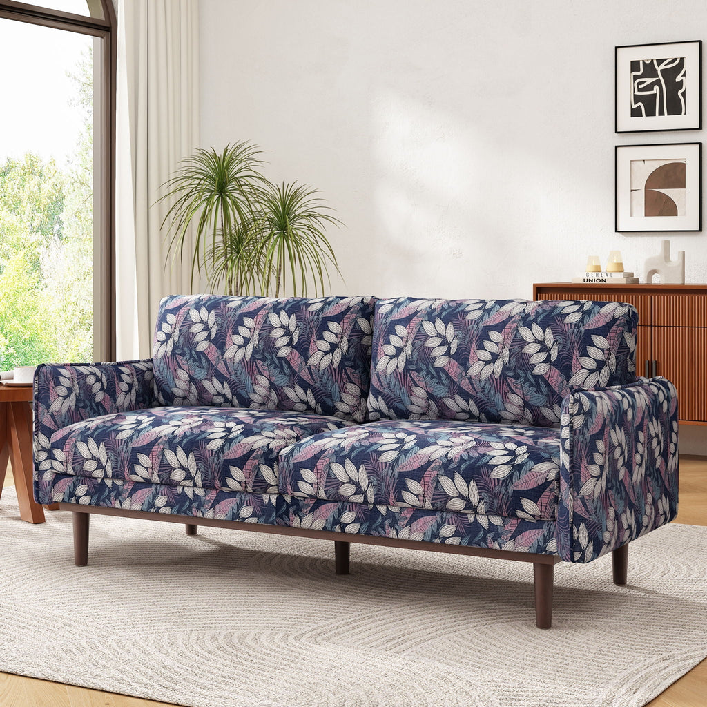 2 Seater Loveseat Sofa With Spacious Seating Area