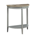 Justino Console Table with Pine Legs - Gray / Oak