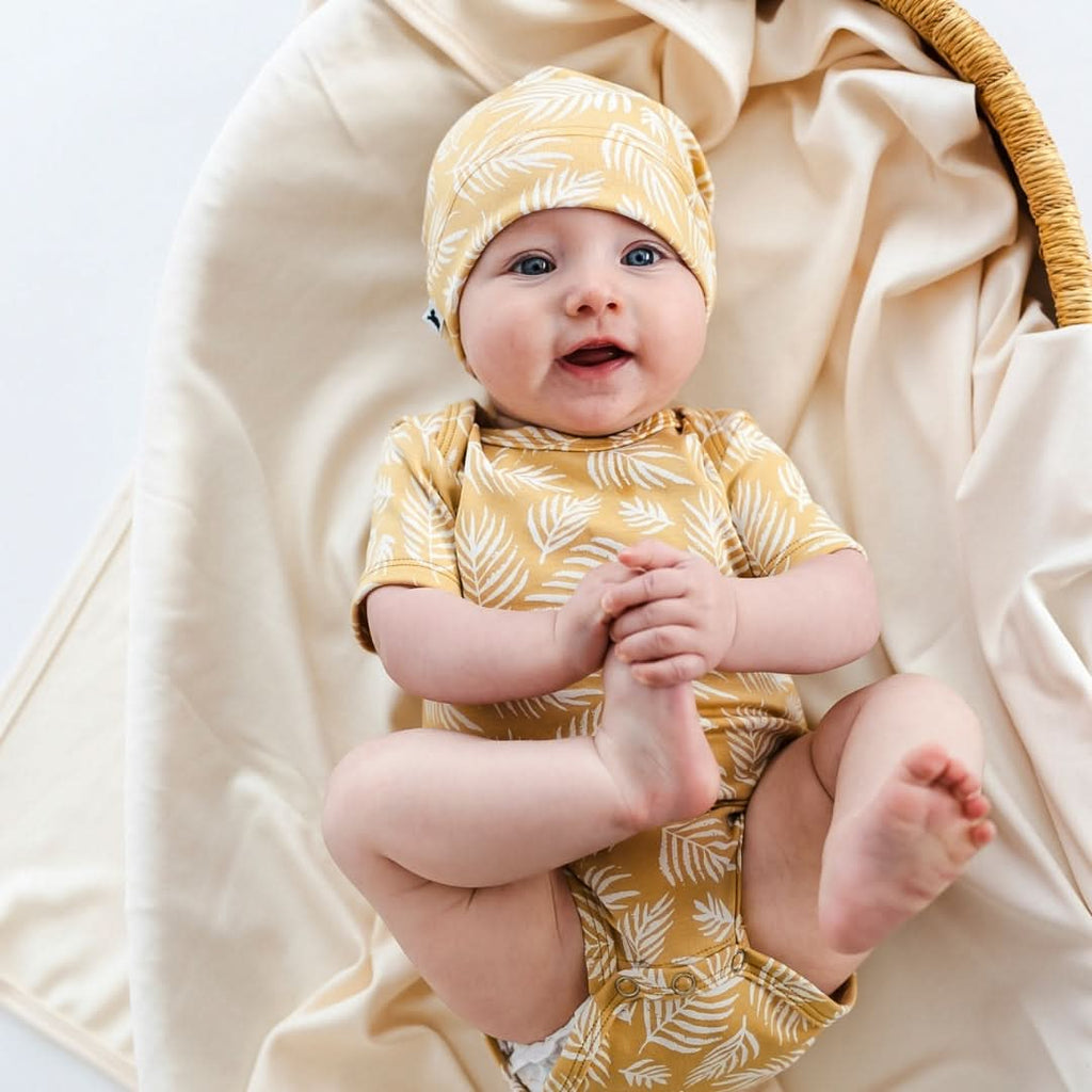 Baby/Kids' Bamboo Beanie | Palm Fronds