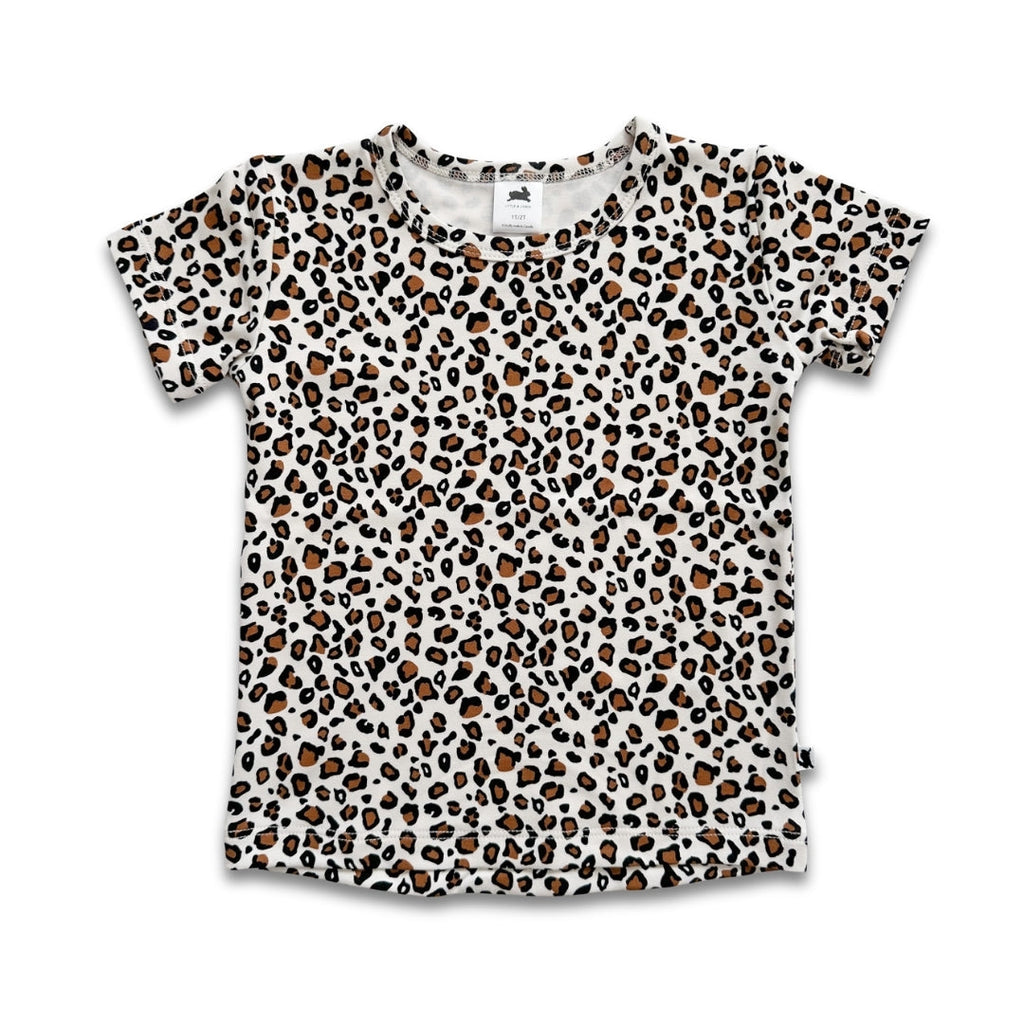 Baby/Kids' Bamboo All-Over Print T-shirt | Snow Leopard