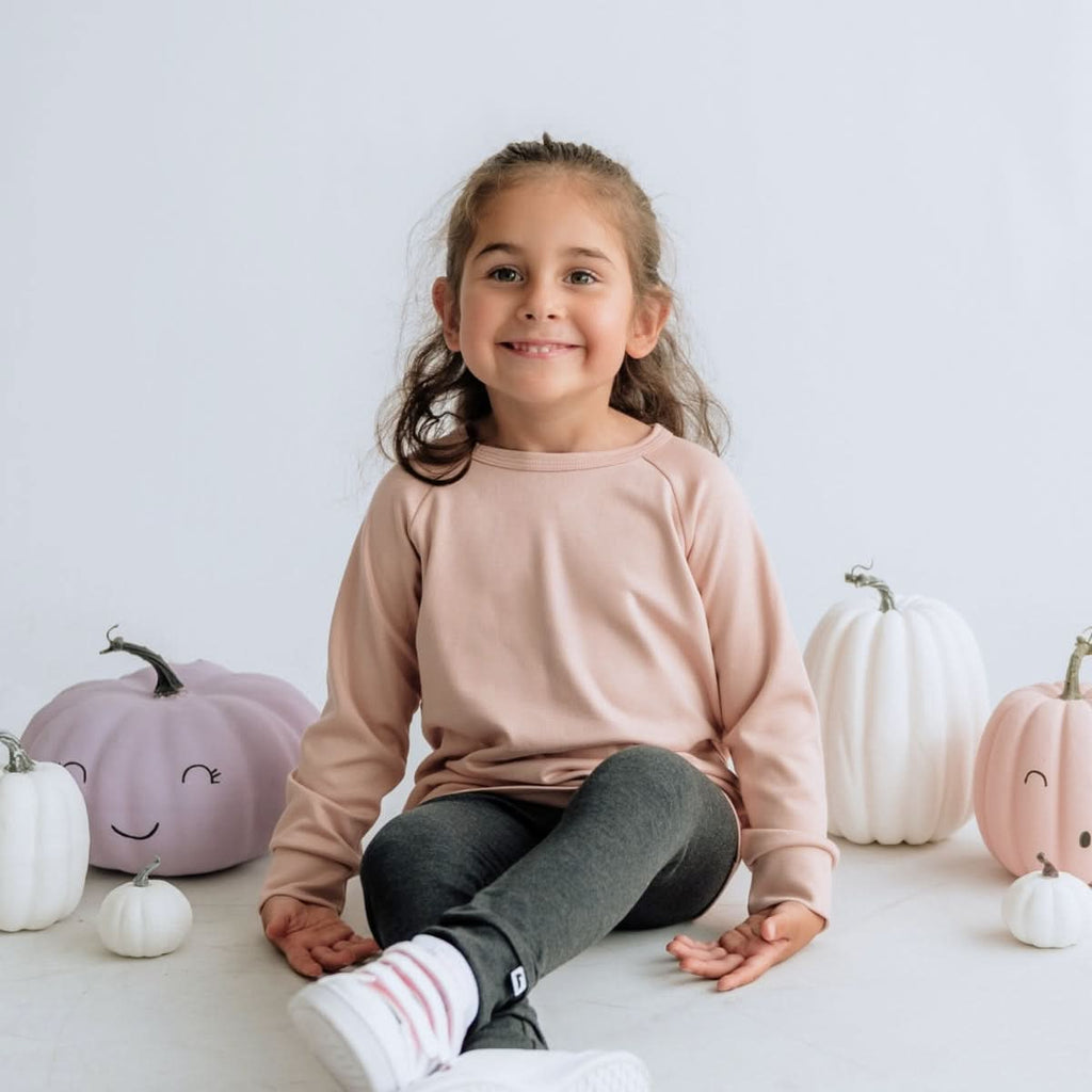 Baby/Kids' Bamboo Raglan Pullover | Doeskin