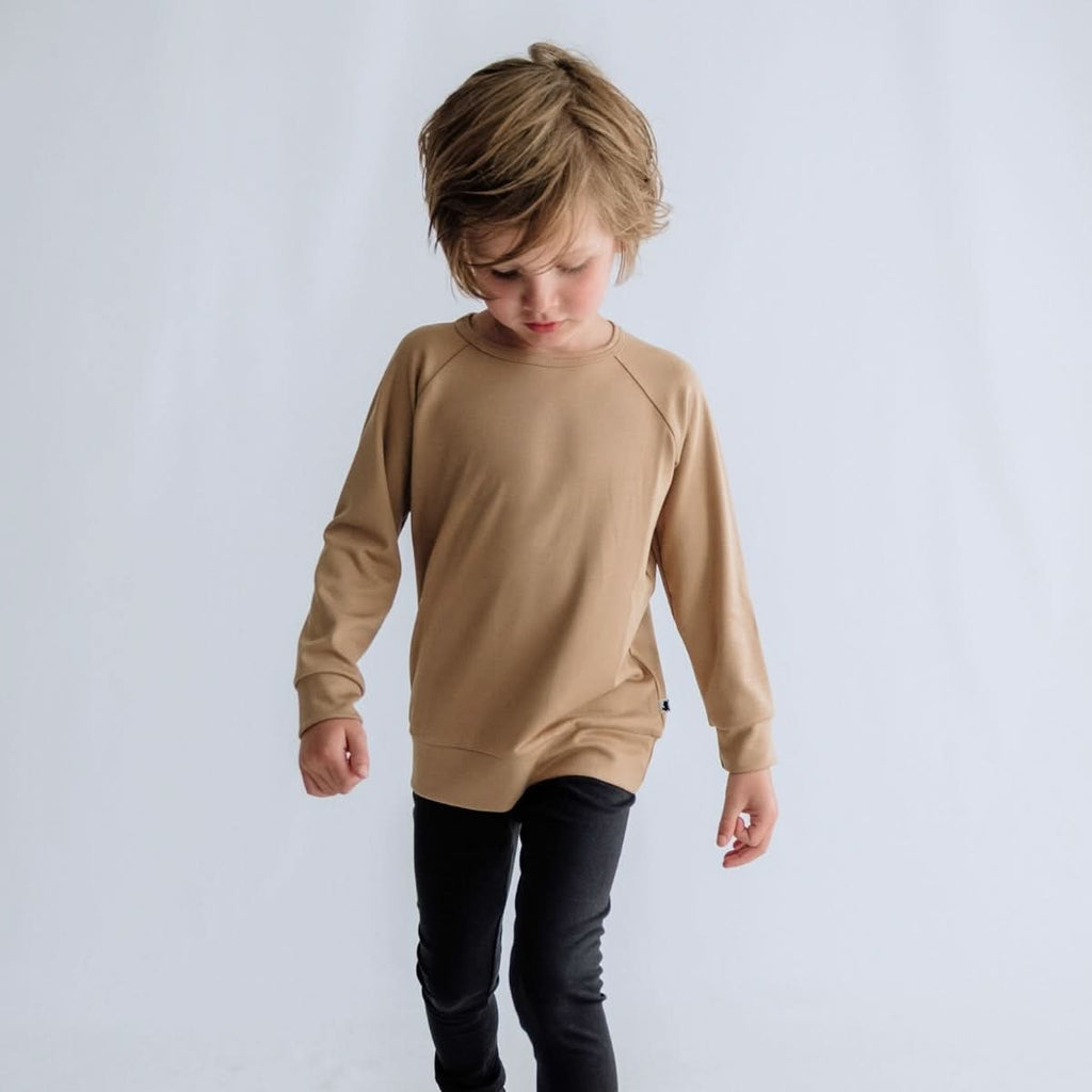 Baby/Kids' Bamboo Raglan Pullover | Rosewood