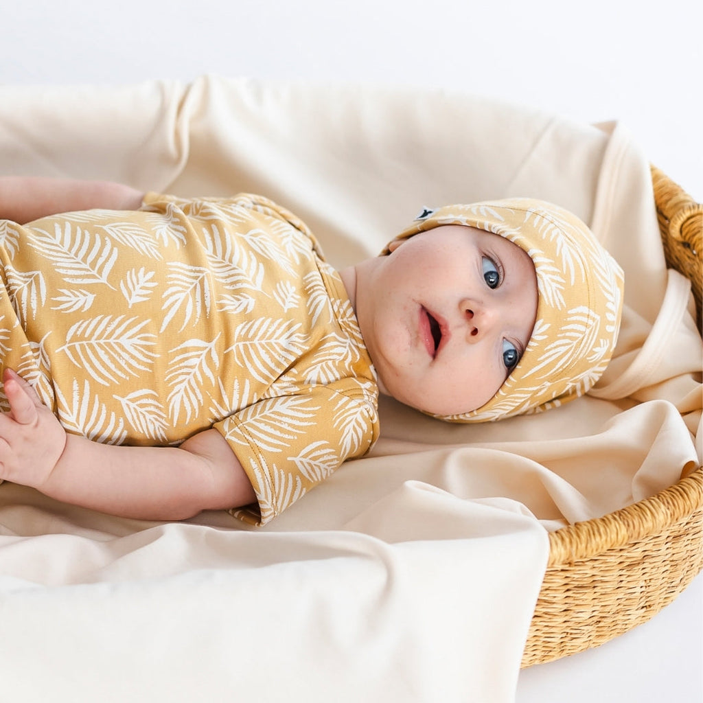 Baby/Kids' Bamboo Beanie | Palm Fronds