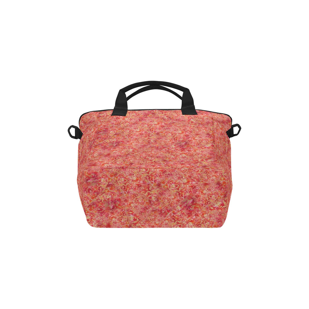 Red Roses Zipped Tote Bag with Shoulder Strap — Back Alley Exclusive
