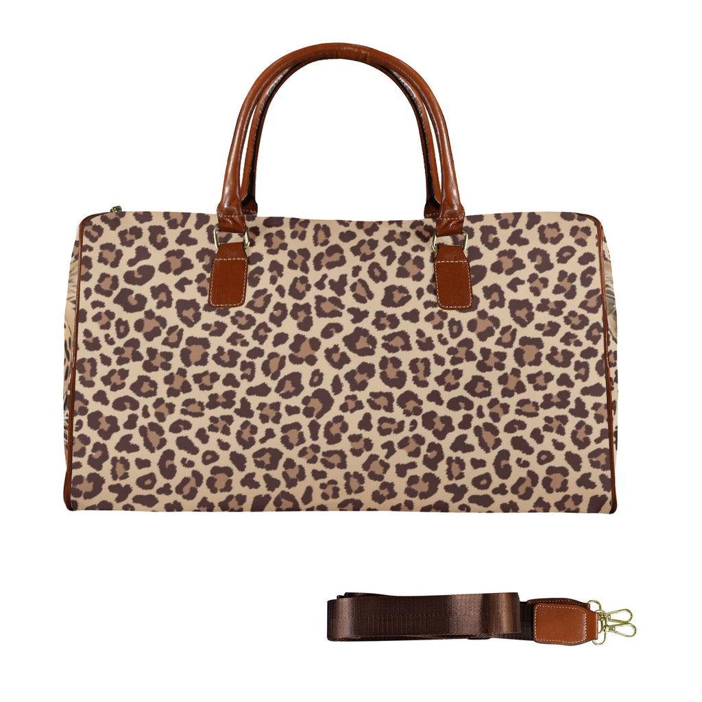 Leopard Lore Large Travel Bag - Hidden Portrait - Back Alley Exclusive