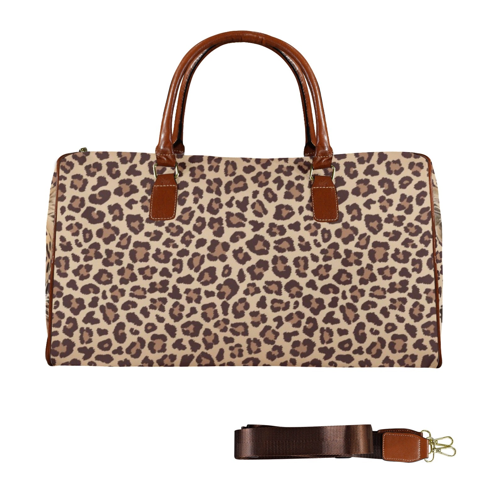 Leopard Lore Large Travel Bag - Hidden Portrait - Back Alley Exclusive