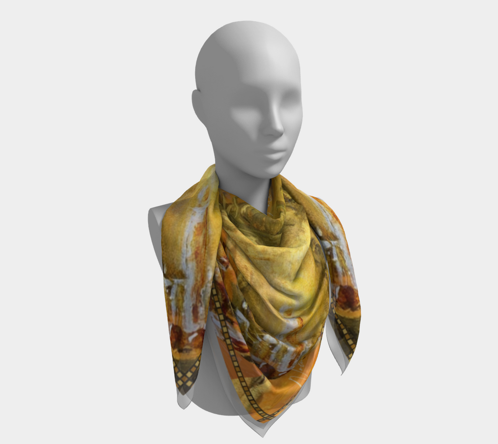 Through a Glass Darkly Square Scarf