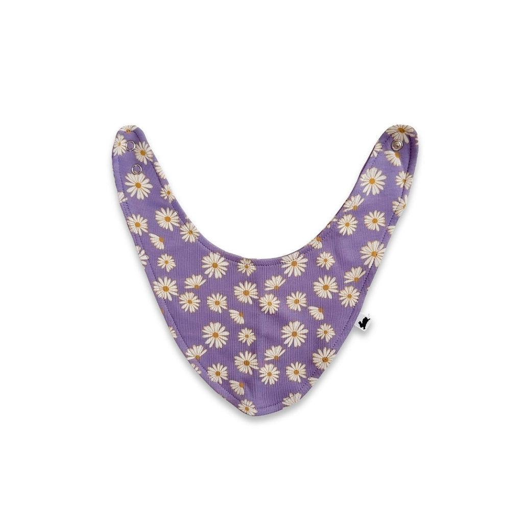 Bamboo Baby Bib | Purple Daisies